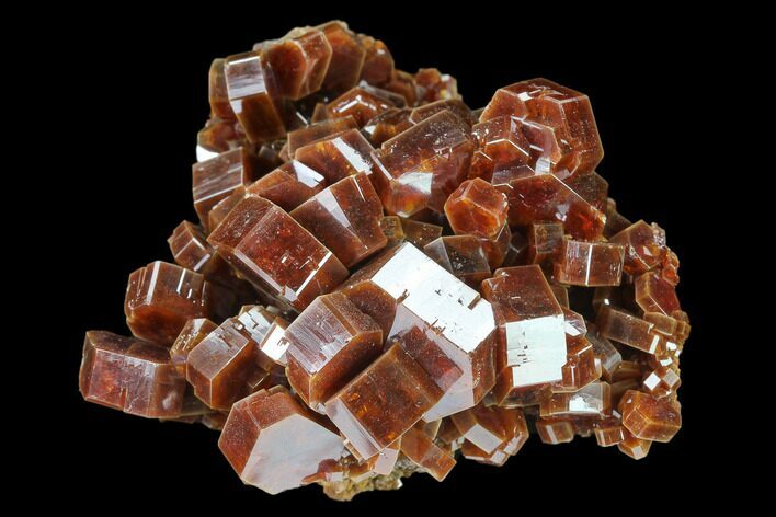 Ruby Red Vanadinite Crystal Cluster - Large Crystals #133729